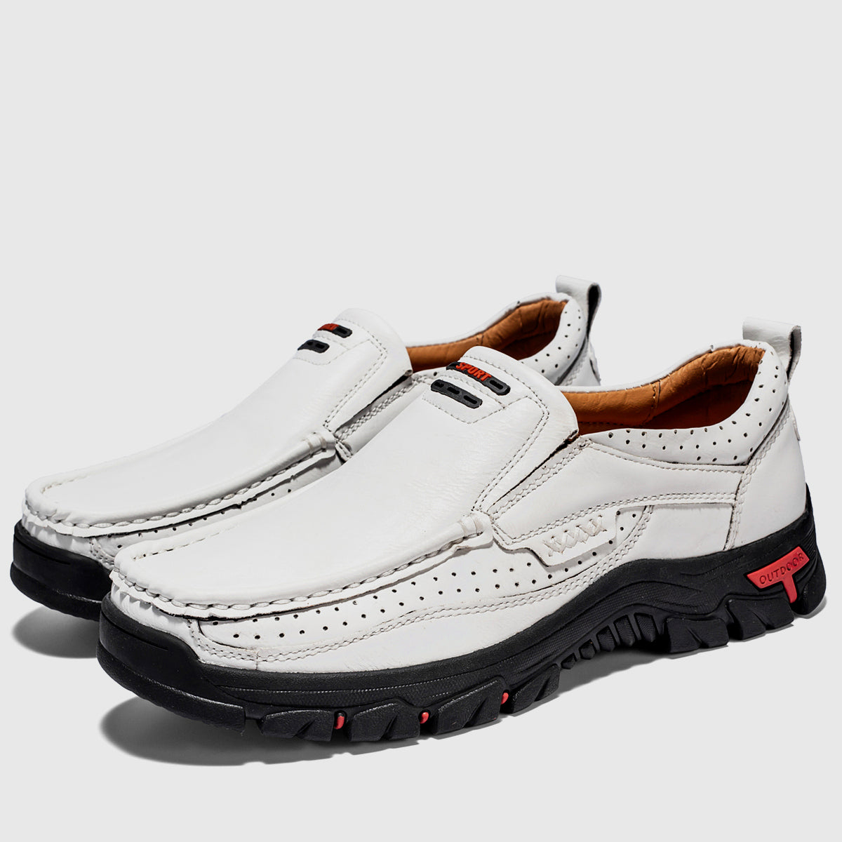 Men's Plus Size Breathable Loafers Lightweight Slip-On Shoes