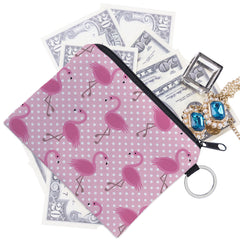 Flamingo Coin Purse Key Bag Card Holder For Girls