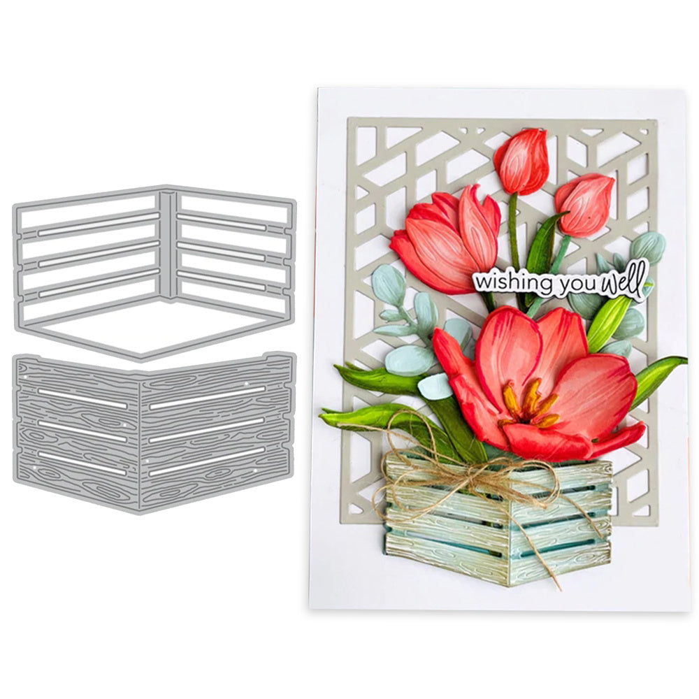Flowerpot Cutting Dies for Unique DIY Cards - Birthdays, Thanksgivings