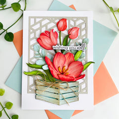 Flowerpot Cutting Dies for Unique DIY Cards - Birthdays, Thanksgivings