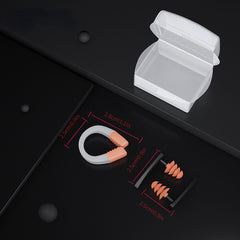 Waterproof Swimming Ear Plugs Nose Clips Set Anti-Choking
