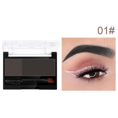 Eyebrow Stamp Palette Double Eyebrow Powder Matching Brush Easy Makeup