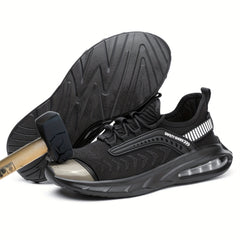 Breathable Steel Toe Anti Smashing Work Safety Shoes