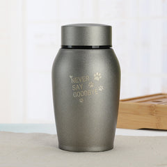 Stainless Steel Pet Urn for Dogs & Cats Ashes, Pet Memories Supplies