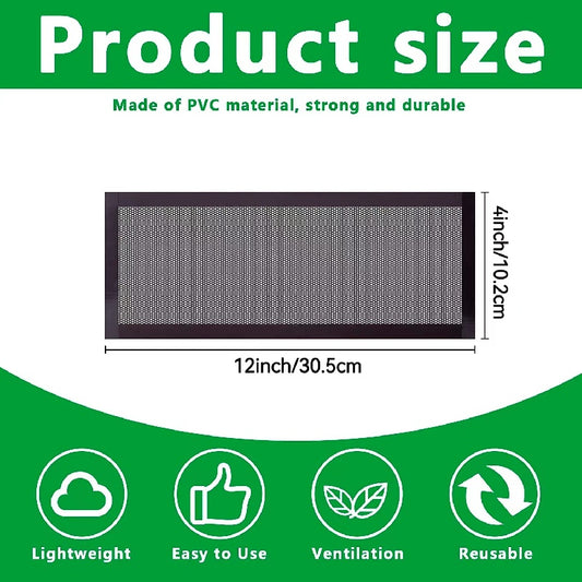 4pcs Magnetic Air Vent Screen Mesh Floor Register Trap Cover