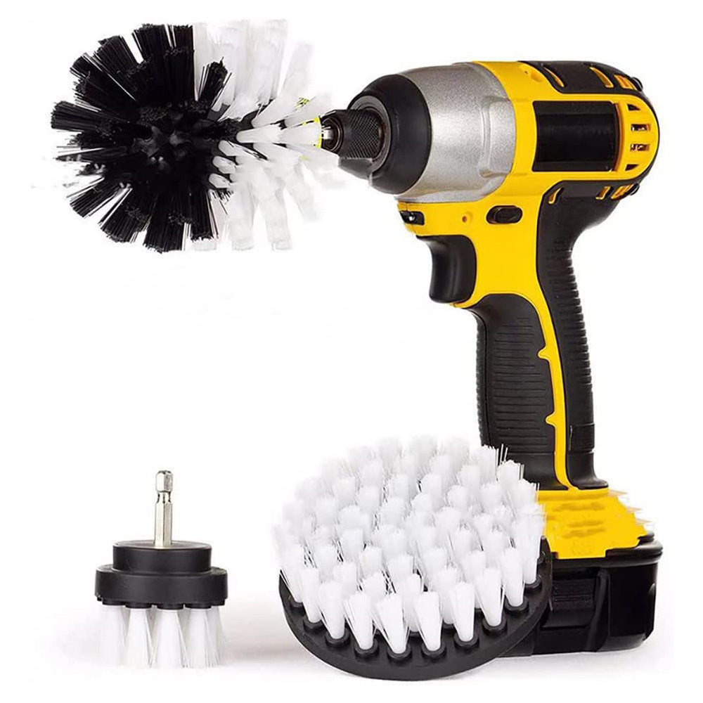 Auto Detailing Drill Brush Set Car Wheel Cleaner Wash Brush