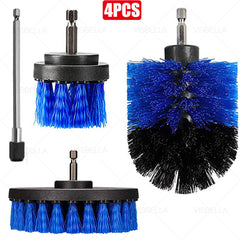 Auto Detailing Drill Brush Set Car Wheel Cleaner Wash Brush
