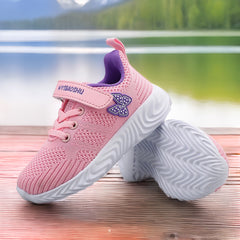 Girls Knit Sneakers Breathable Comfortable Shoes