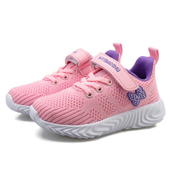 Girls Knit Sneakers Breathable Comfortable Shoes