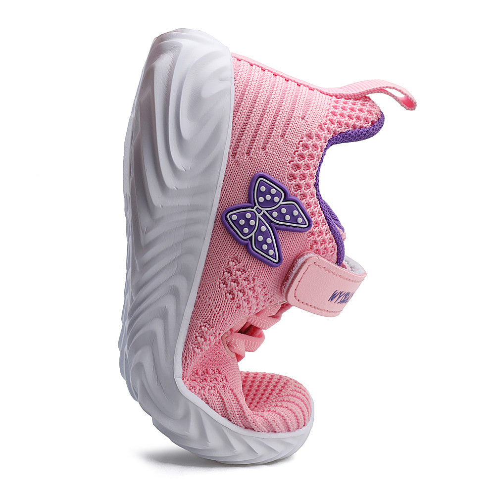 Girls Knit Sneakers Breathable Comfortable Shoes