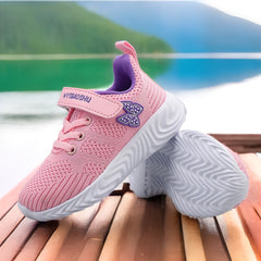 Girls Knit Sneakers Breathable Comfortable Shoes