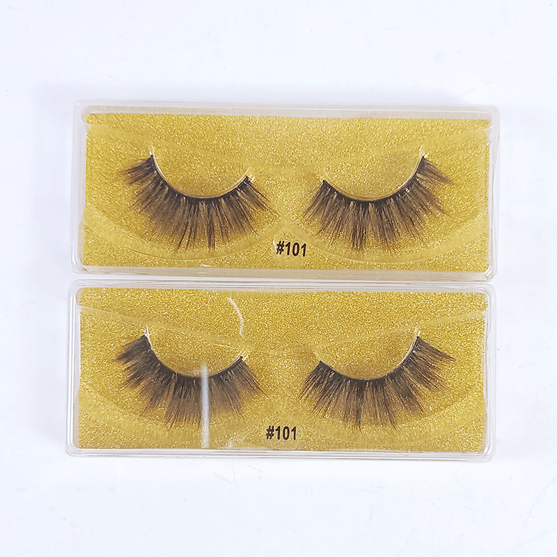 10 Pairs Natural False Eyelashes Mink Makeup Set for Perfect Look