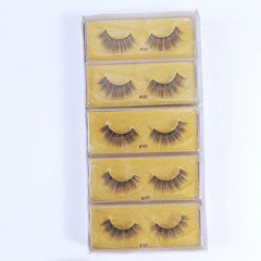 10 Pairs Natural False Eyelashes Mink Makeup Set for Perfect Look