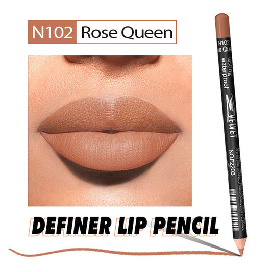 Waterproof Matte Lip Liner Pen Long Lasting Non Sticky Lipstick