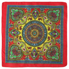 Boho Paisley Print Bandana Hip Hop Neckerchief Block Square Scarf