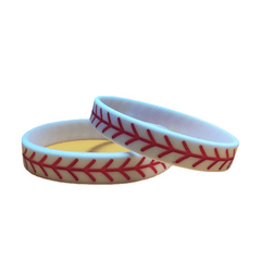 Softball Bracelet Silicone Wristband for Fans and Players - Perfect Gift
