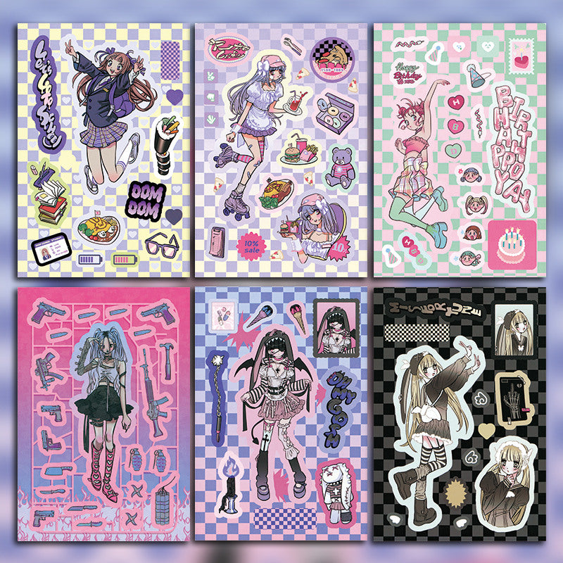 Y2k Style Graffiti Stickers - Student Stationery