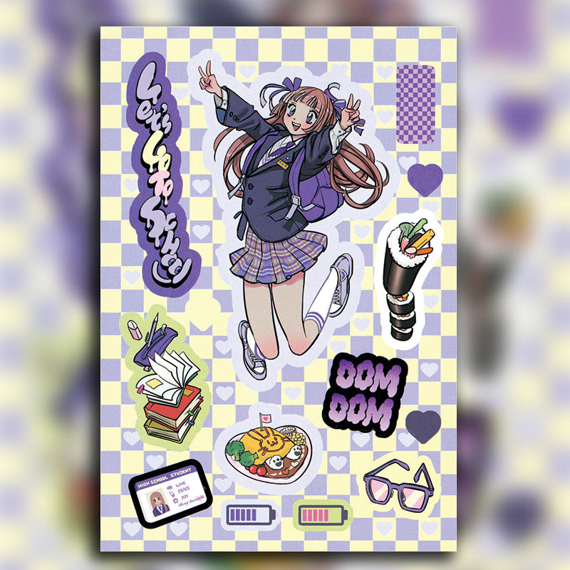 Y2k Style Graffiti Stickers - Student Stationery
