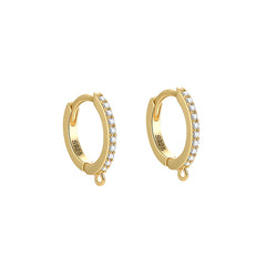 Sterling Silver Cubic Zirconia Ear Buckle for Girls