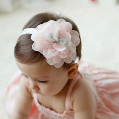 Baby Girls Lace Flowers Headband Hair Accessory