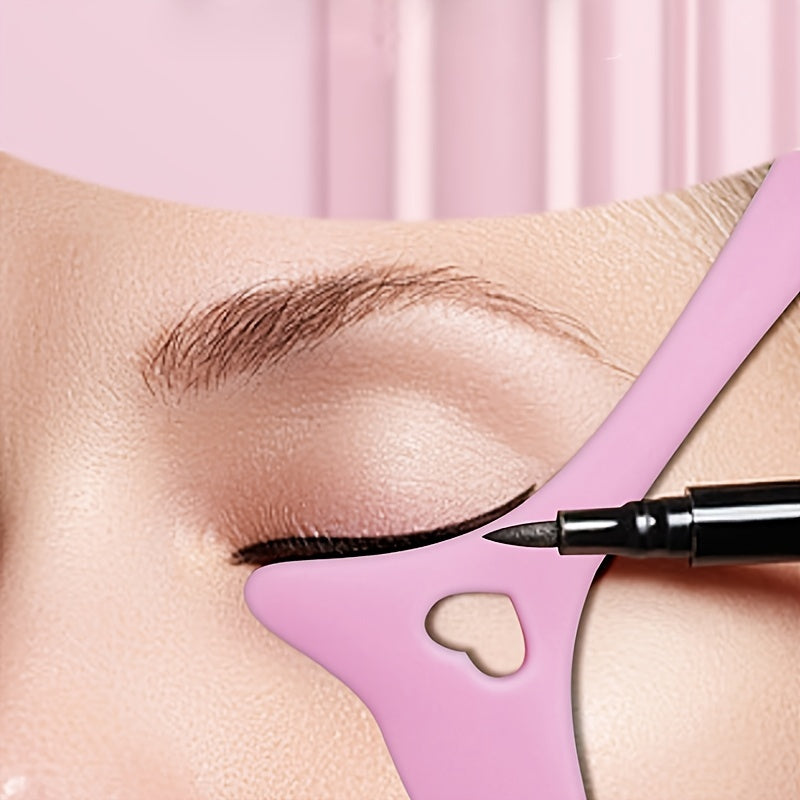 Reusable Silicone Makeup Stencils for Perfect Winged Eyeliner