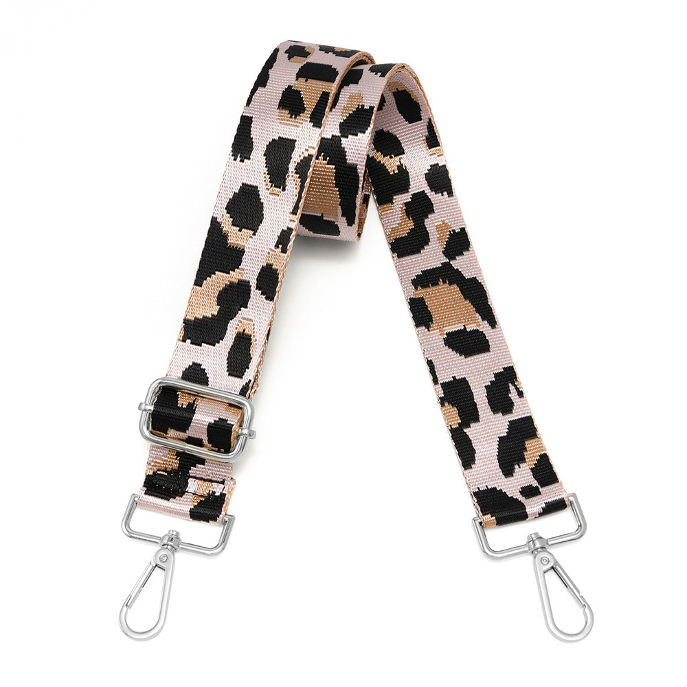 Leopard Adjustable Shoulder Strap Wide Strap Portable Purse Replacement Belt