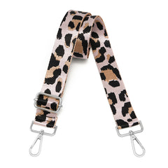 Leopard Adjustable Shoulder Strap Wide Strap Portable Purse Replacement Belt