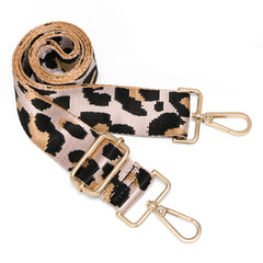 Leopard Adjustable Shoulder Strap Wide Strap Portable Purse Replacement Belt