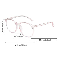 Square Anti Light Glasses Lightweight Clear Lens Glasses