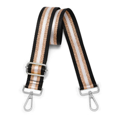 Adjustable Shoulder Strap Replacement Belt Striped Wide Purse Strap