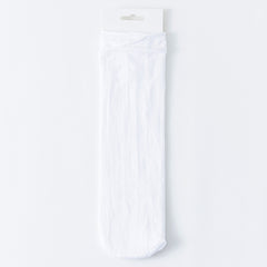 5 Pairs Solid Pile Socks Soft & Lightweight Women's Stockings