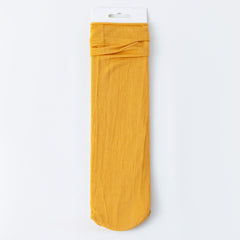 5 Pairs Solid Pile Socks Soft & Lightweight Women's Stockings