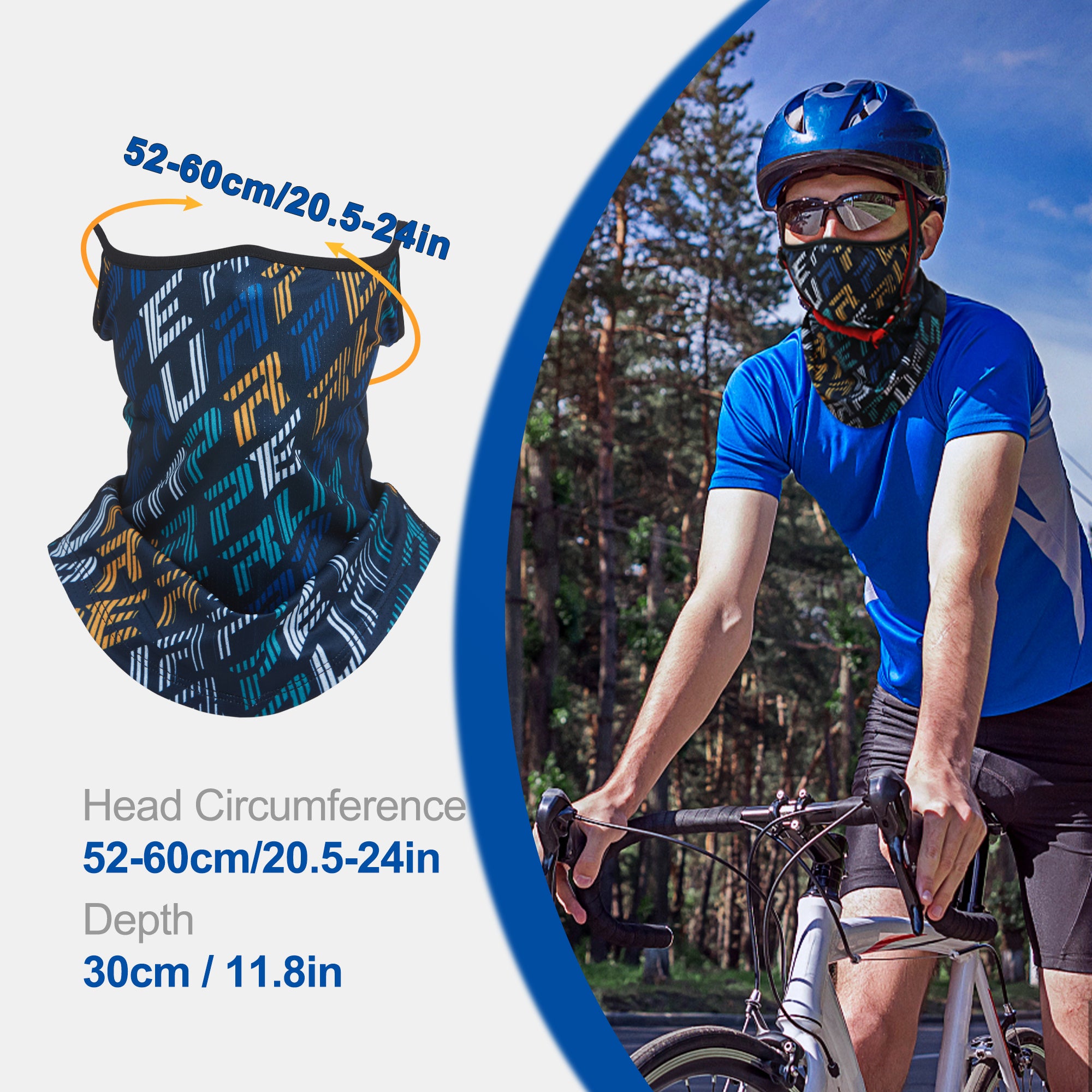 Breathable Lightweight Sun Protection Mask and Scarf