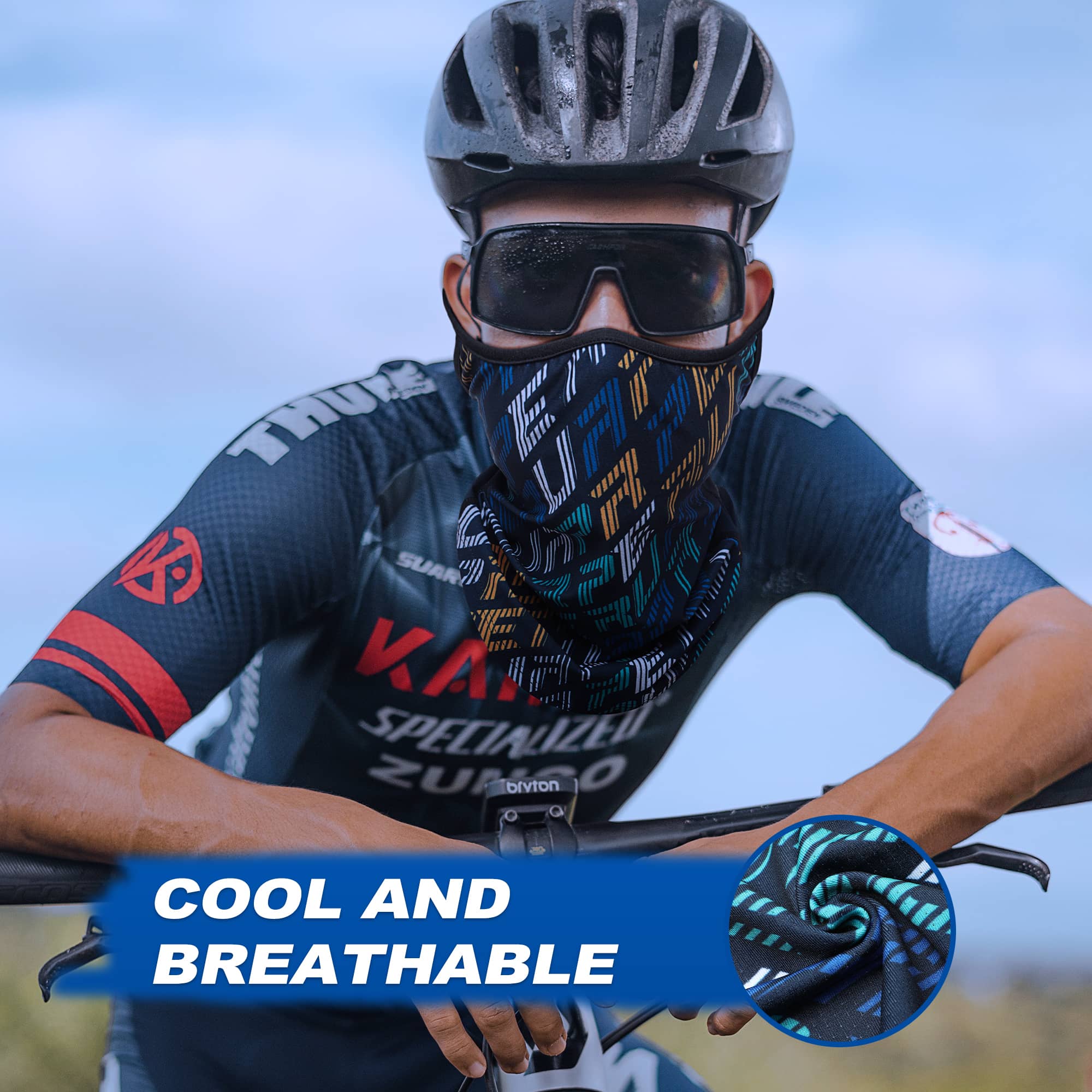 Breathable Lightweight Sun Protection Mask and Scarf