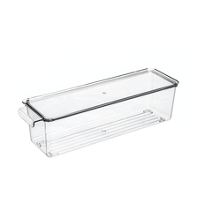 Large Capacity Food Storage Box with Lid - Transparent Kitchen Organizer