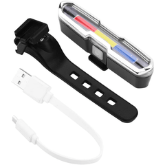USB Rechargeable Bicycle Rear Light High Intensity LED Tail Light for Safety