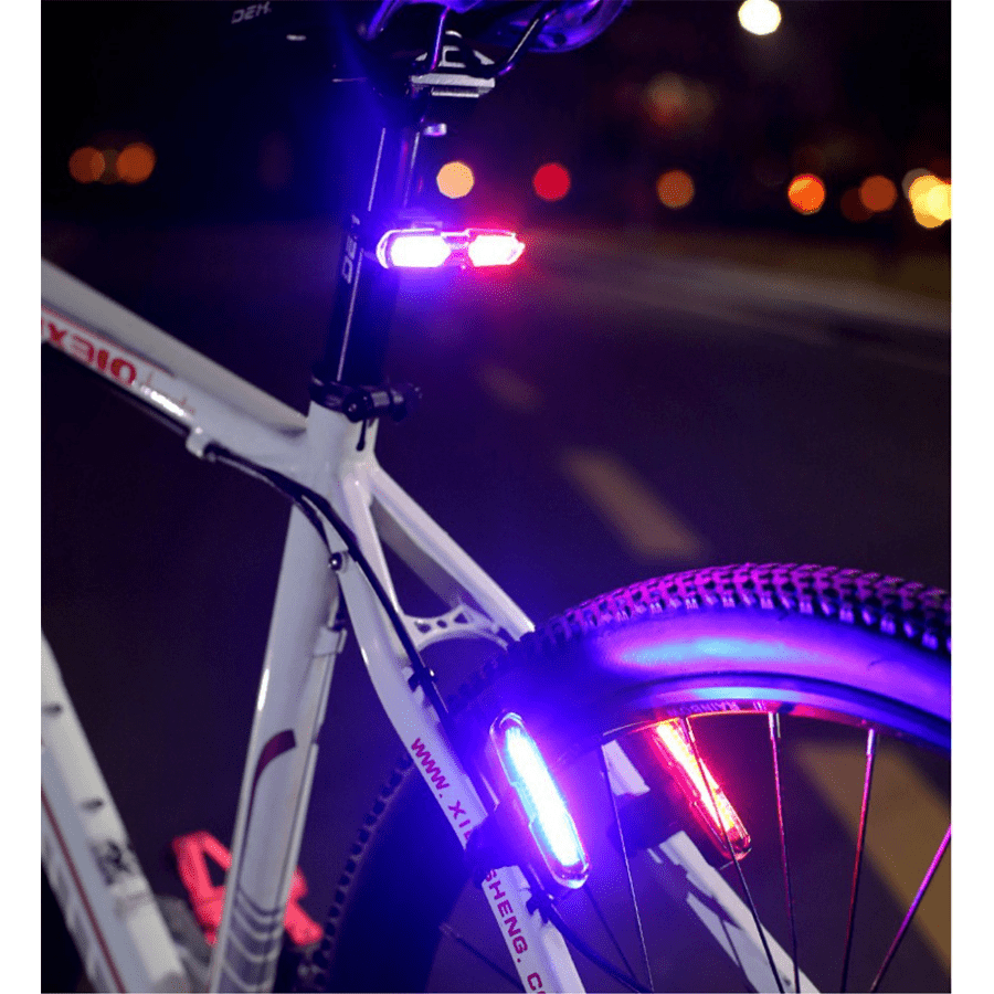 USB Rechargeable Bicycle Rear Light High Intensity LED Tail Light for Safety