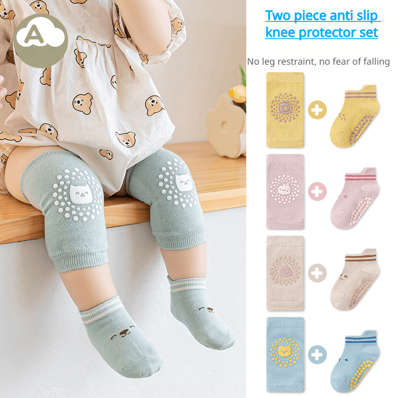 2 Pairs Baby Boys Anti-Skid Socks Mesh Breathable Comfortable Floor Socks