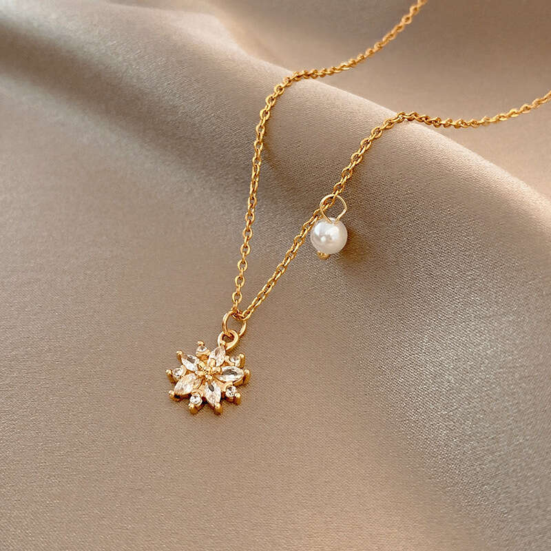 Heart Star Pendant Necklace Chain For Girls