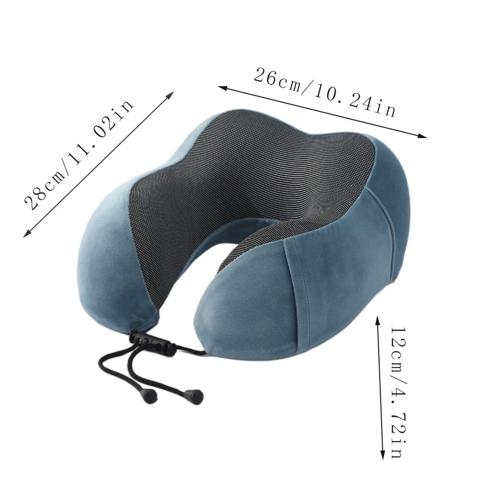 Slow Rebound Travel Pillow U shaped Headrest Neck Support Pillow Nap Pillow