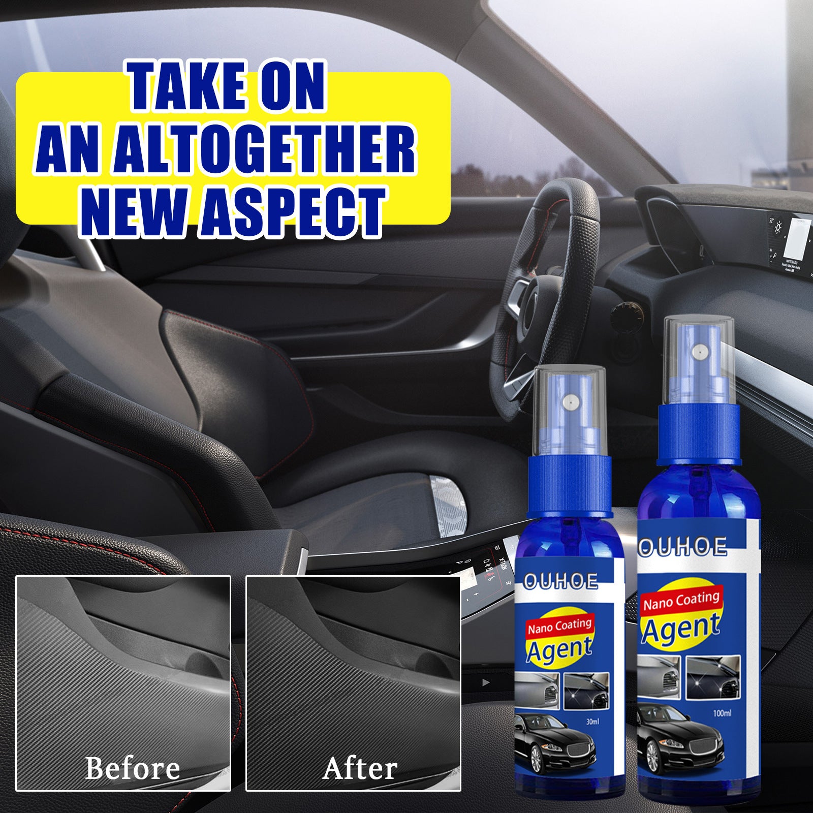 Car Interior Refurbishment Spray 30-100ML