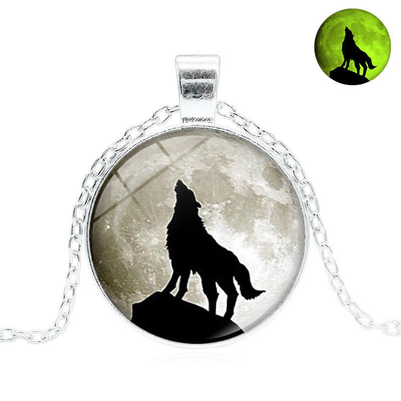 Men's Luminous Pendant Chain Necklace Gift For Boyfriend