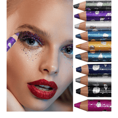 Pearly Eyeliner Pen & Sequin Eyeshadow Stick Set