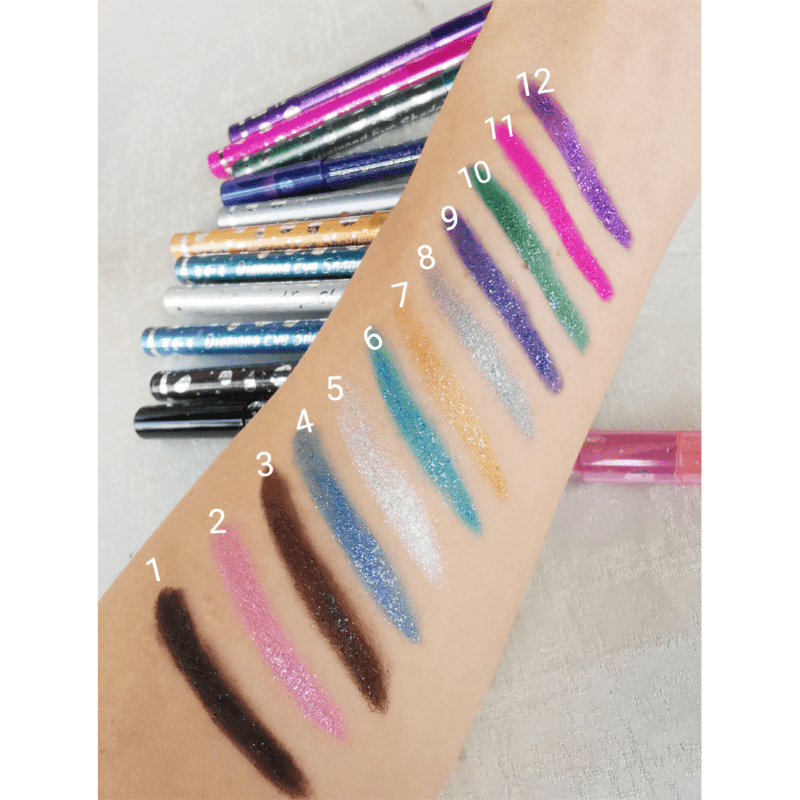 Pearly Eyeliner Pen & Sequin Eyeshadow Stick Set