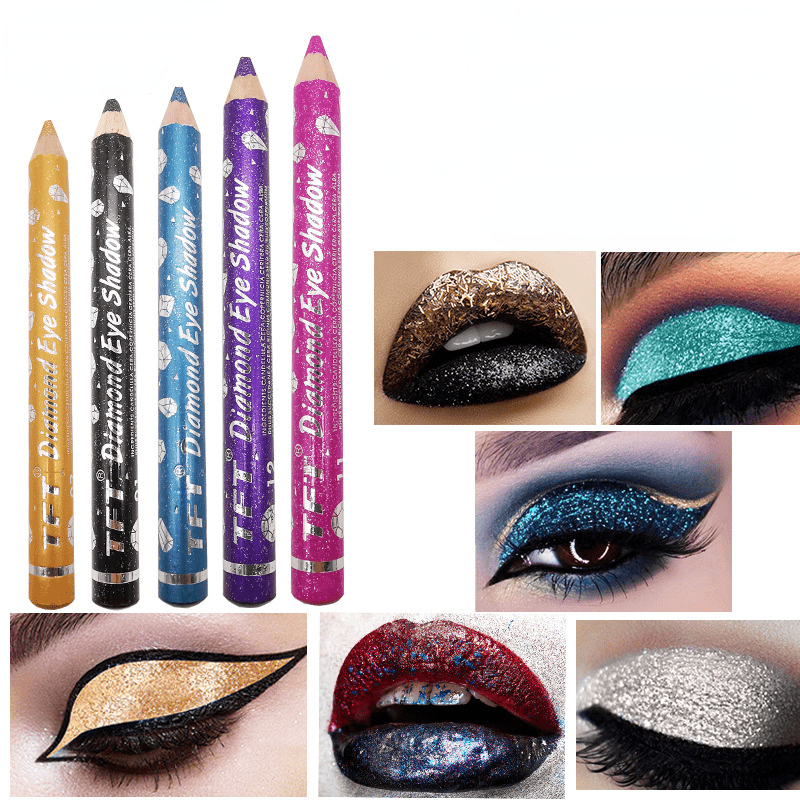 Pearly Eyeliner Pen & Sequin Eyeshadow Stick Set