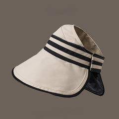 Backless Sun Visor Wide Brim UV Protection Hat