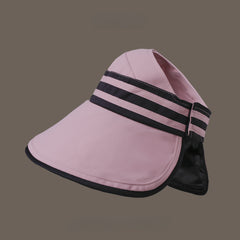 Backless Sun Visor Wide Brim UV Protection Hat