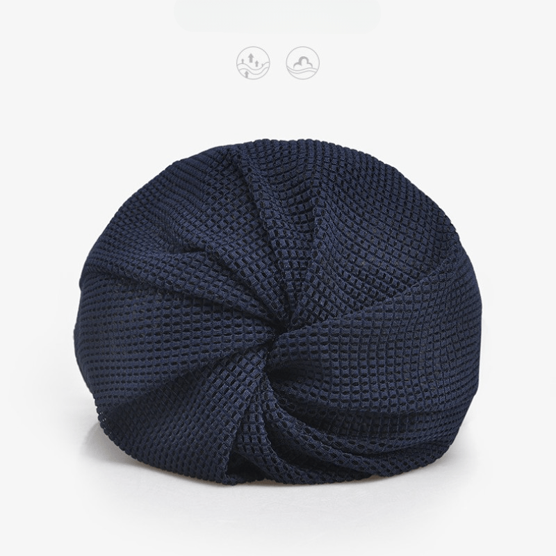 Unisex Summer Beanie Hat Mesh Breathable Turban Headwear Cap