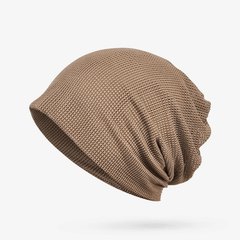 Unisex Summer Beanie Hat Mesh Breathable Turban Headwear Cap