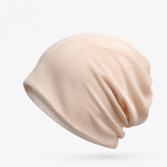 Unisex Summer Beanie Hat Mesh Breathable Turban Headwear Cap